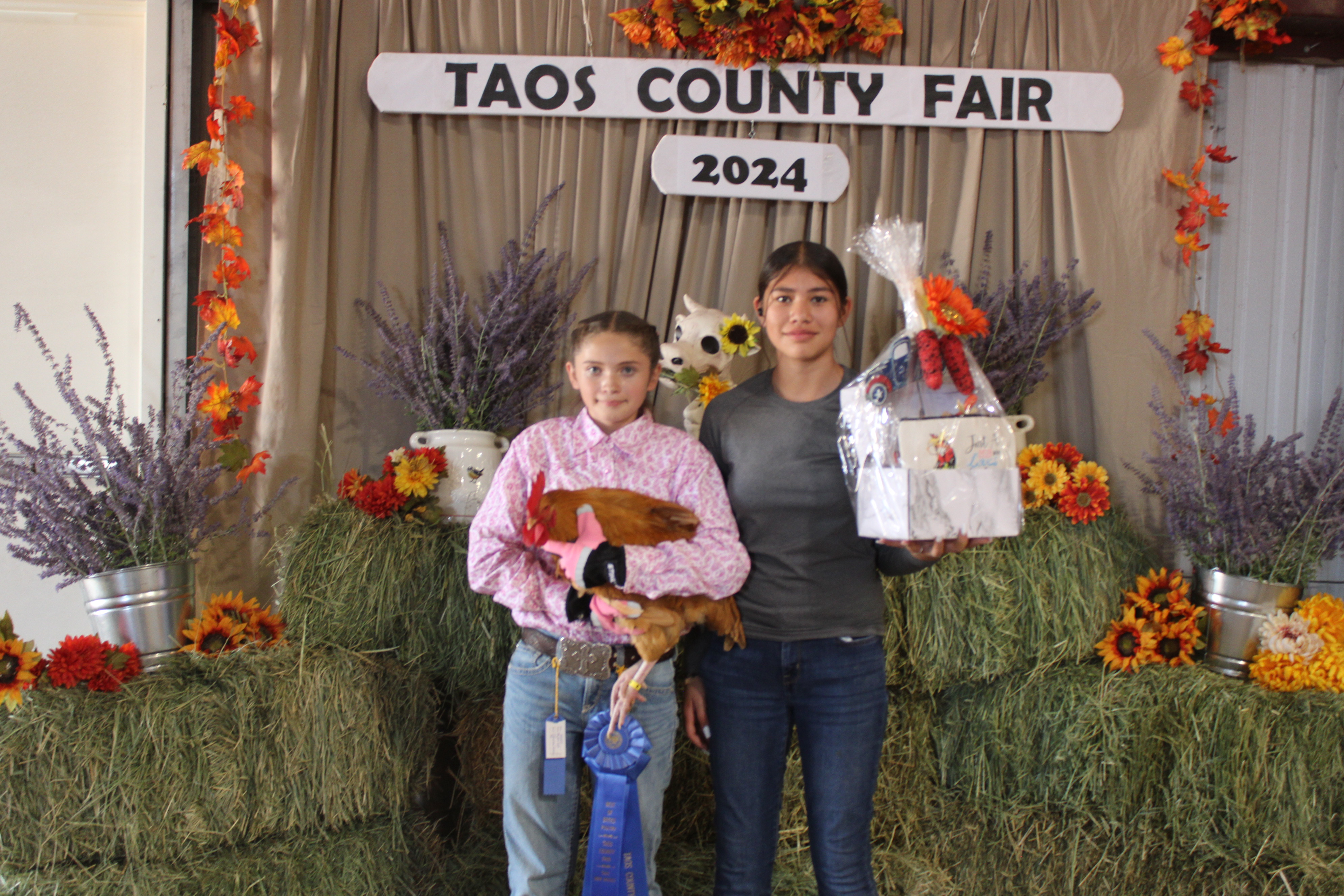 Taos County Fair 2024 Jr Livestock Show Blue Ribbon Poultry Winner-Juan I. Gonzales Agricultural Center-Taos, NM